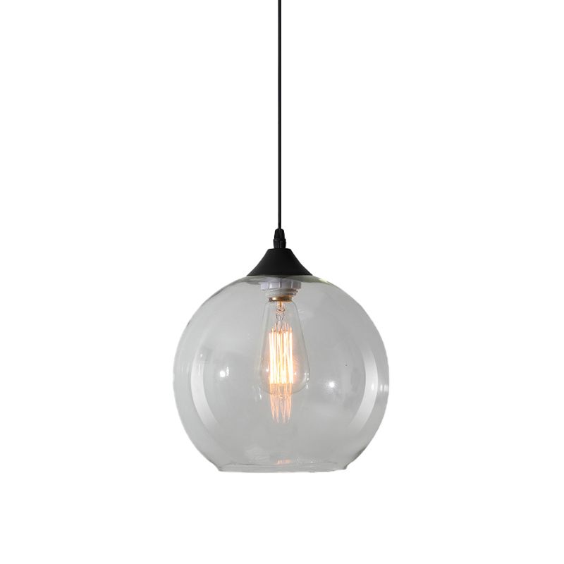 Hailie Modern Glass Globe Colorful Pendant Light