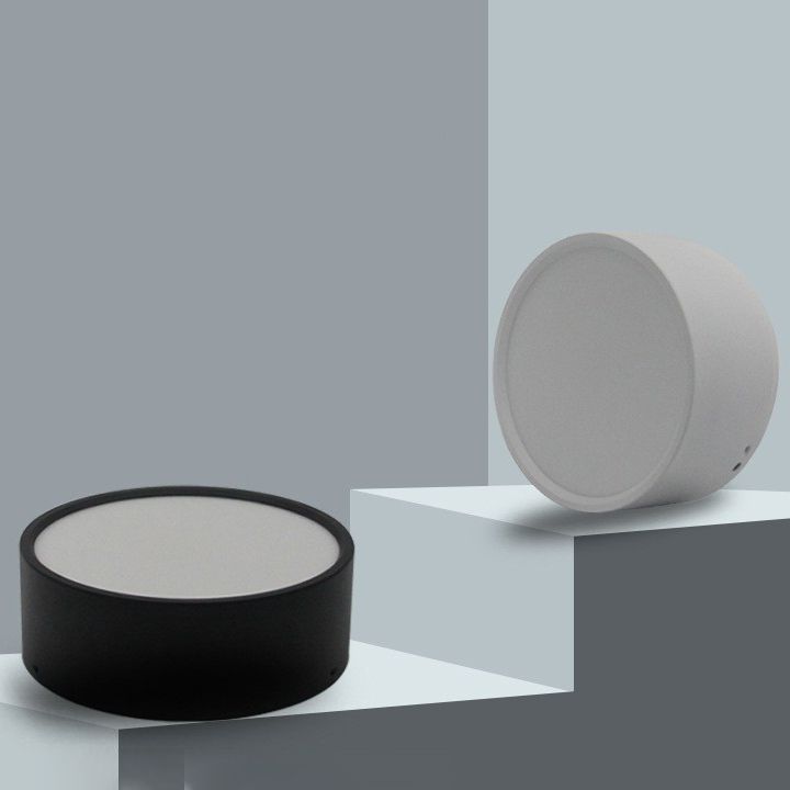 Quinn Flush Mount Ceiling Light Cylindrical Modern, Metal/Acrylic, White/Black/Grey, Bedroom