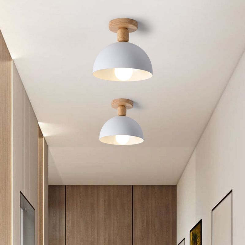 Ozawa Modern LED Ceiling Light Fixtures Wood/Metal Living Room