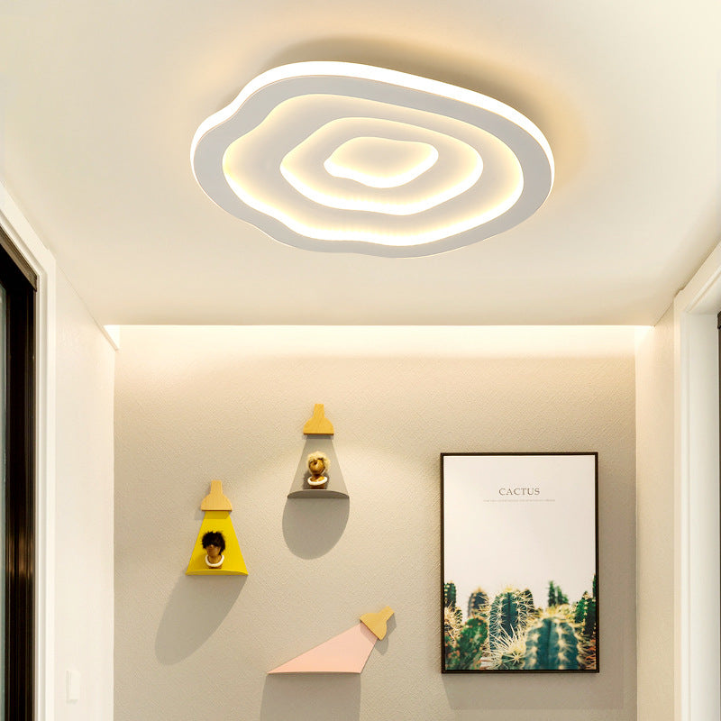 Quinn Ripple Designer Simple Flush Mount Ceiling Light