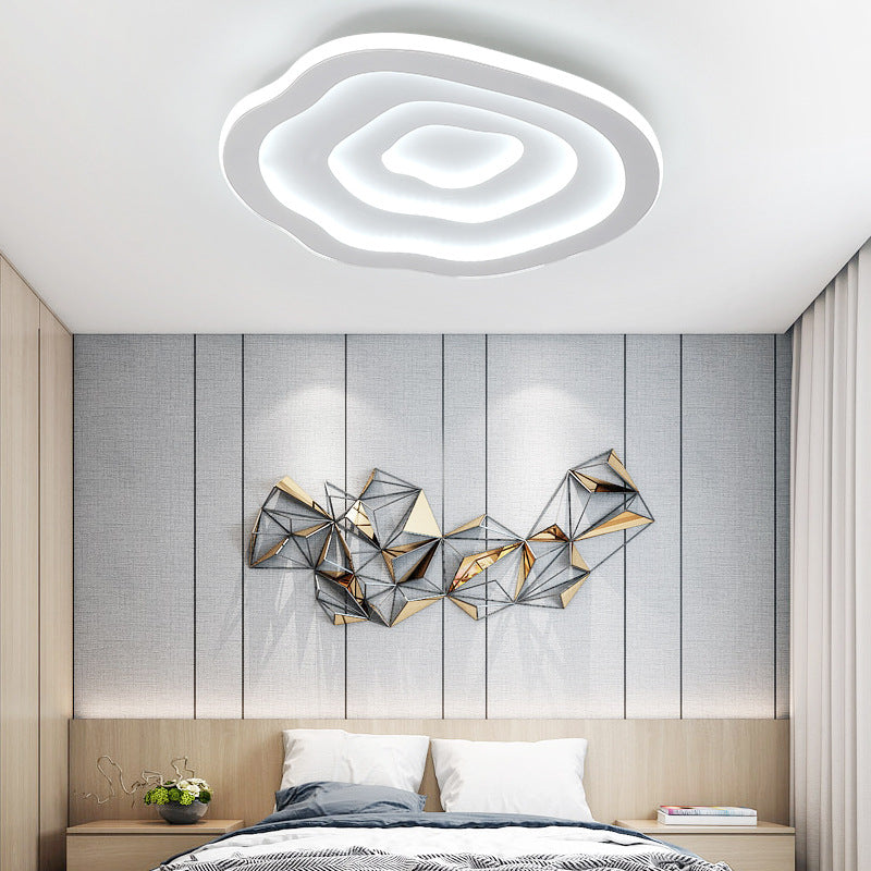 Quinn Ripple Designer Simple Flush Mount Ceiling Light