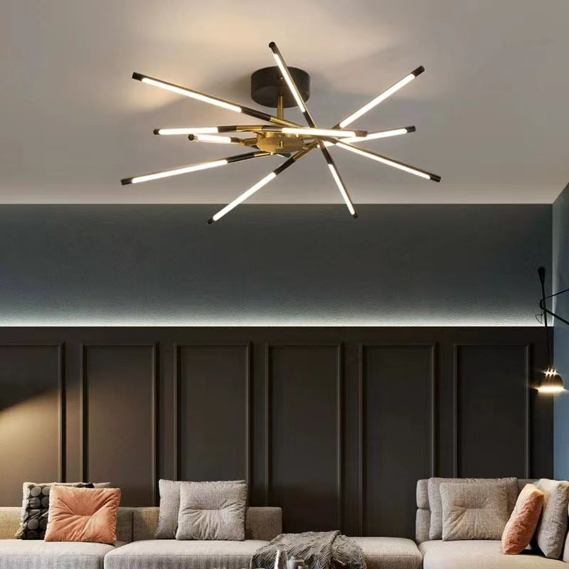 Edge Modern Linear Metal Acrylic Ceiling Light