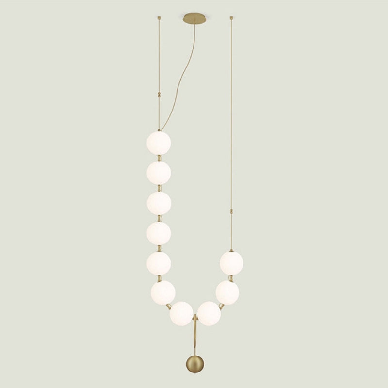 Valentina Postmodern Loft Ball Pendant Lamp Creative Necklace Design