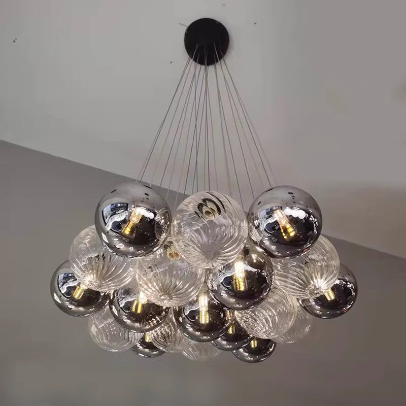 Valentina Modern Pendant Light Metal/Glass Living Room/Dinning Room