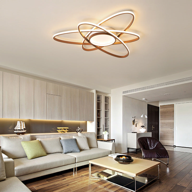 Quinn Simplicity Flush Mount Ceiling Light Metal/Acrylic Living Room