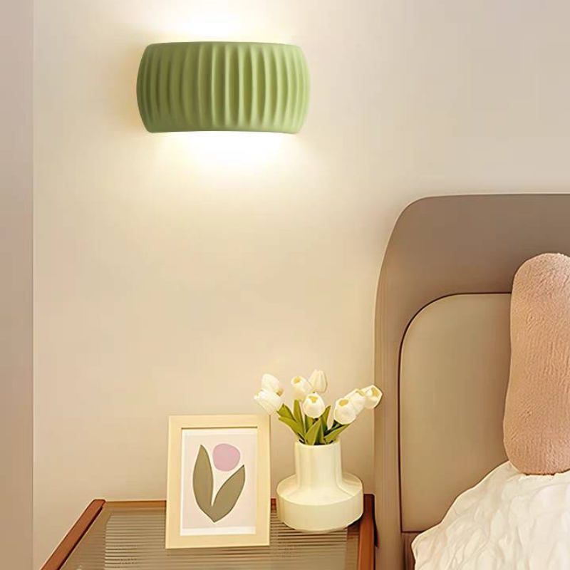 Hailie Modern LED Wall Lamp Metal Resin Bedroom