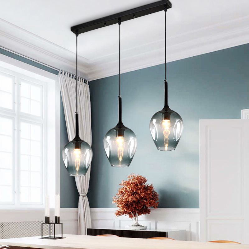 Hailie Modern Globe Glass Pendant Light