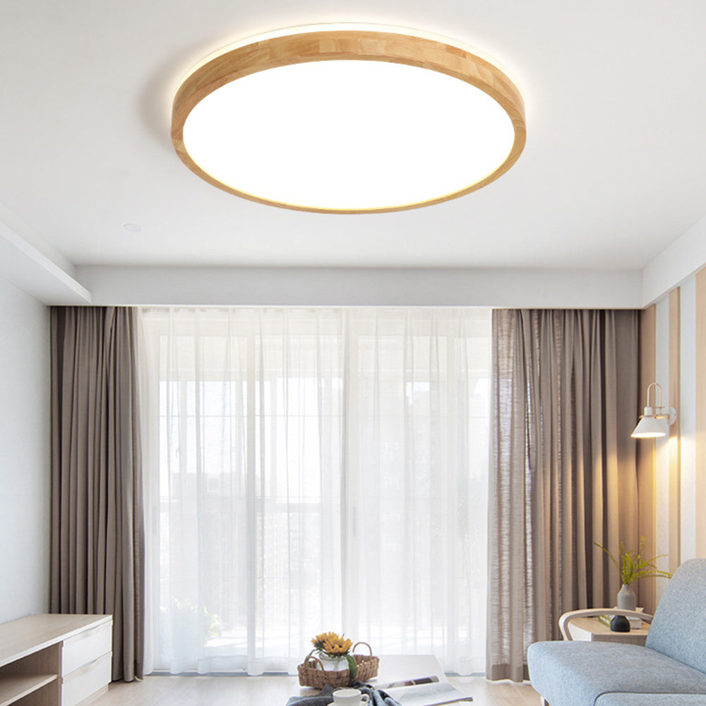 Flush mount round ceiling hot sale light