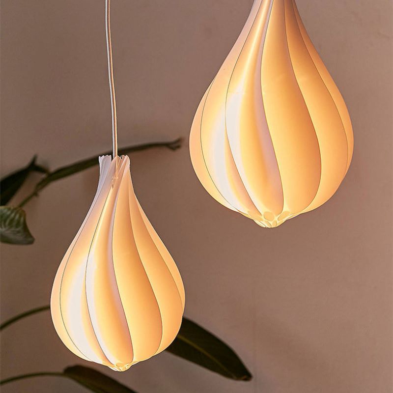 Hailie Nordic Bud Shape Pendant Light Resin Living Room