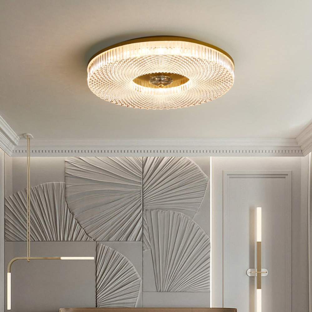 Marilyn Modern Round LED Flush Mount Ceiling Light Bedroom