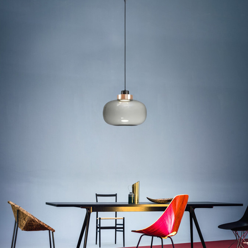 Hailie Modern LED Pendant Light Glass Living Room