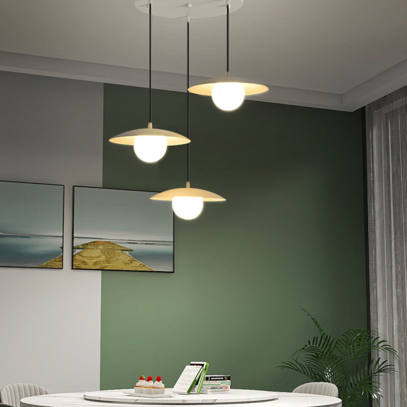 Morandi Modern LED Pendant Light Metal Black Dining Room/Bedroom