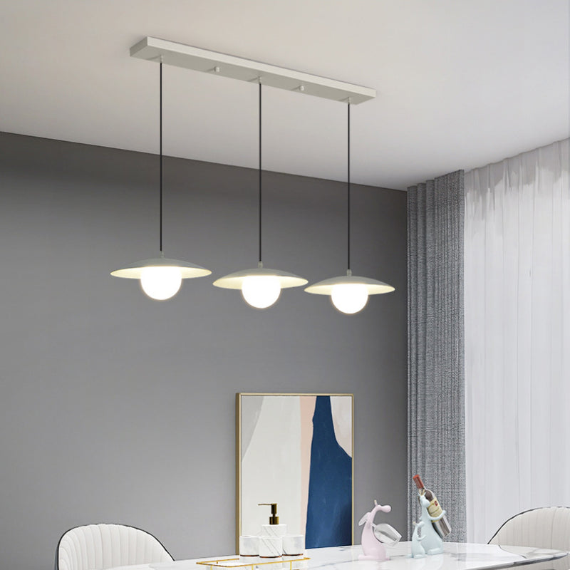 Morandi Modern LED Pendant Light Metal Dining Room Bedroom