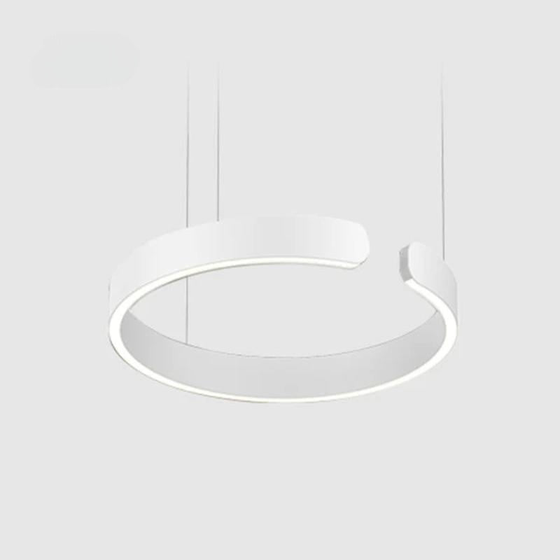Edge Circle Pendant Light, LED, 4 Color Dining Room