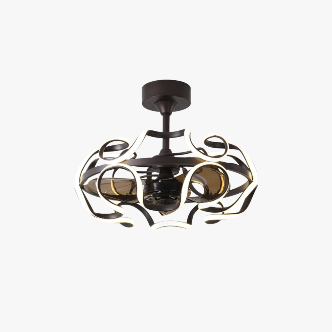 Lacey Ceiling Fan with Light, 23.6‘’
