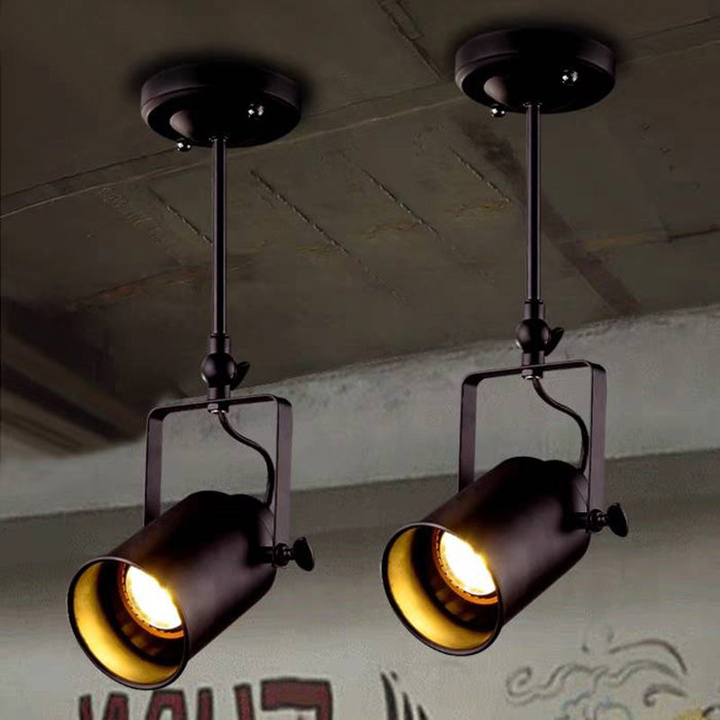 Alessio Industrial Style Rotatable Semi-Flush Mount Ceiling Light