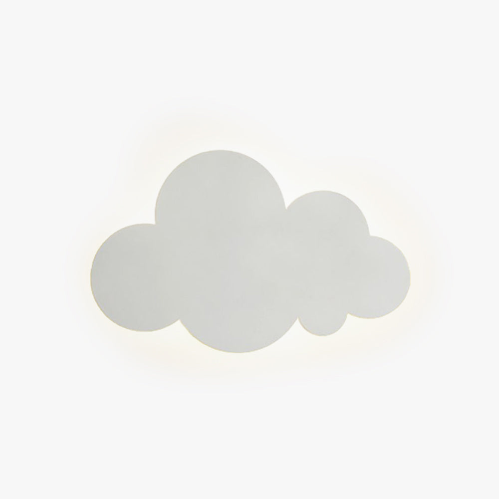 Morandi Modern Minimalist Cloud Shape Wall Lamp, White/Blue/Pink