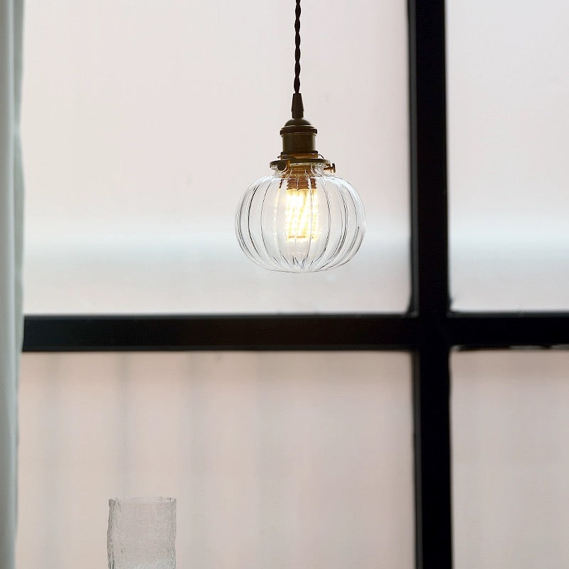 Hailie Retro Luxury Clear Glass Pendant Light