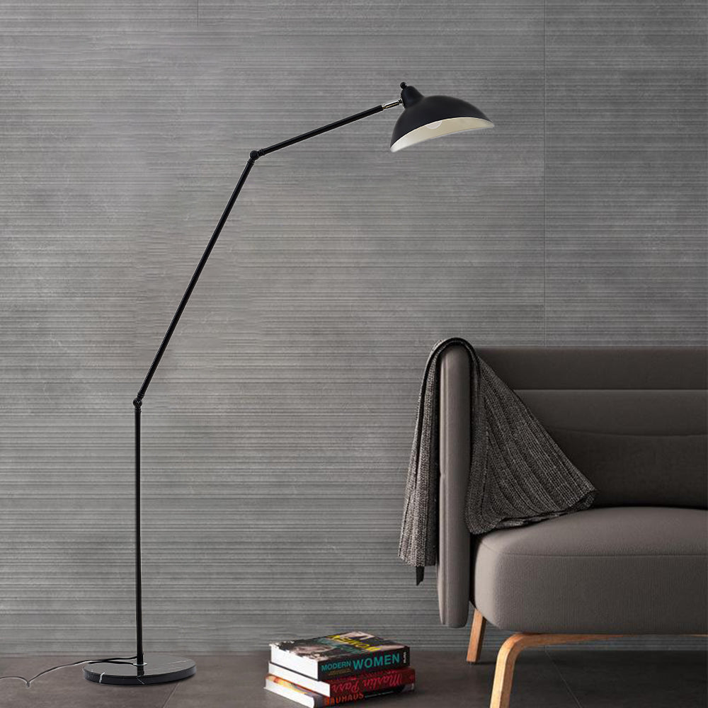 Salgado Nordic Modern Minimalist Black Floor Lamp Bedroom