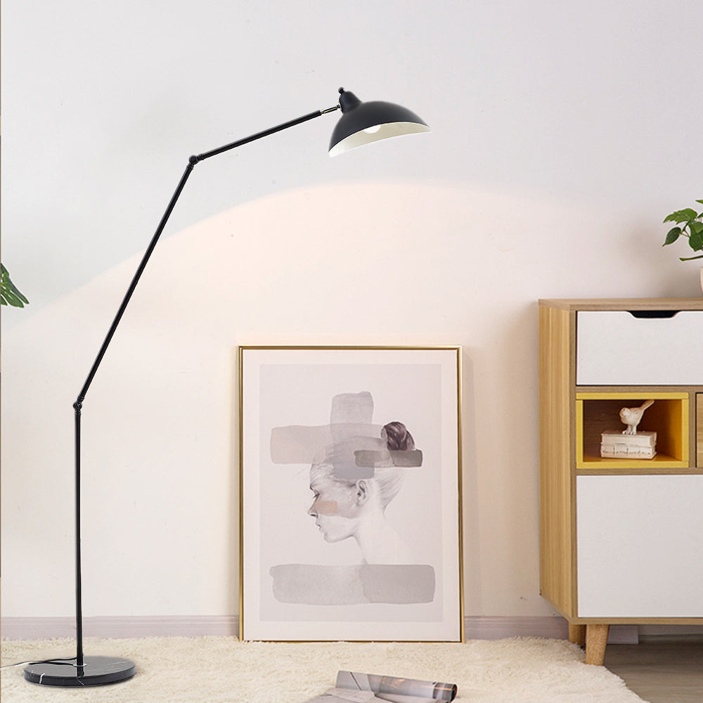 Salgado Nordic Modern Minimalist Black Floor Lamp Bedroom