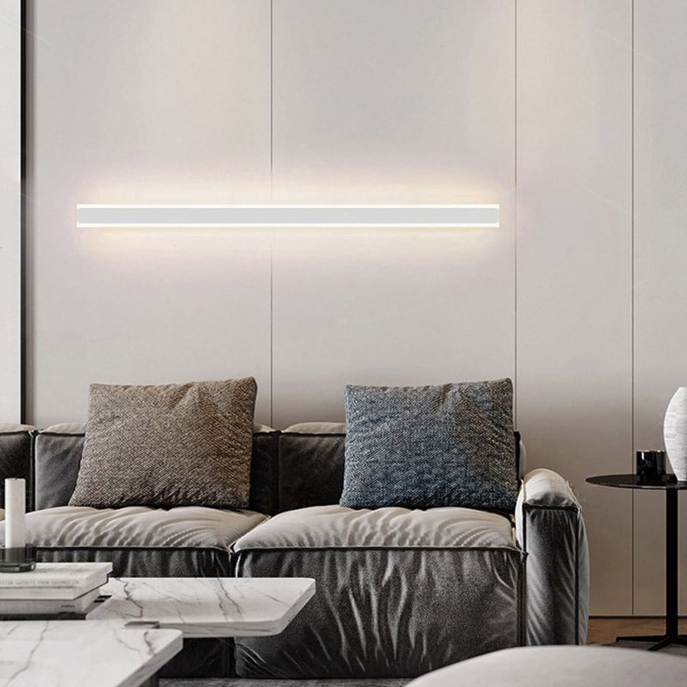 Edge Minimalist Linear Metal Acrylic Wall Lamp