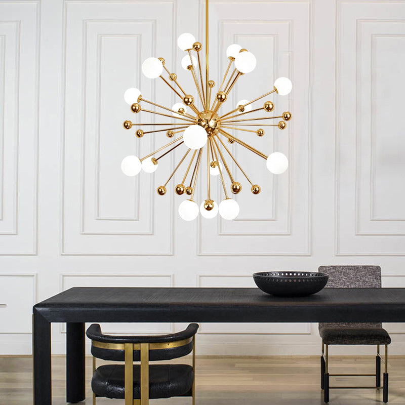 Alessio Modern LED Chandelier Glass Living Dining Room Bedroom