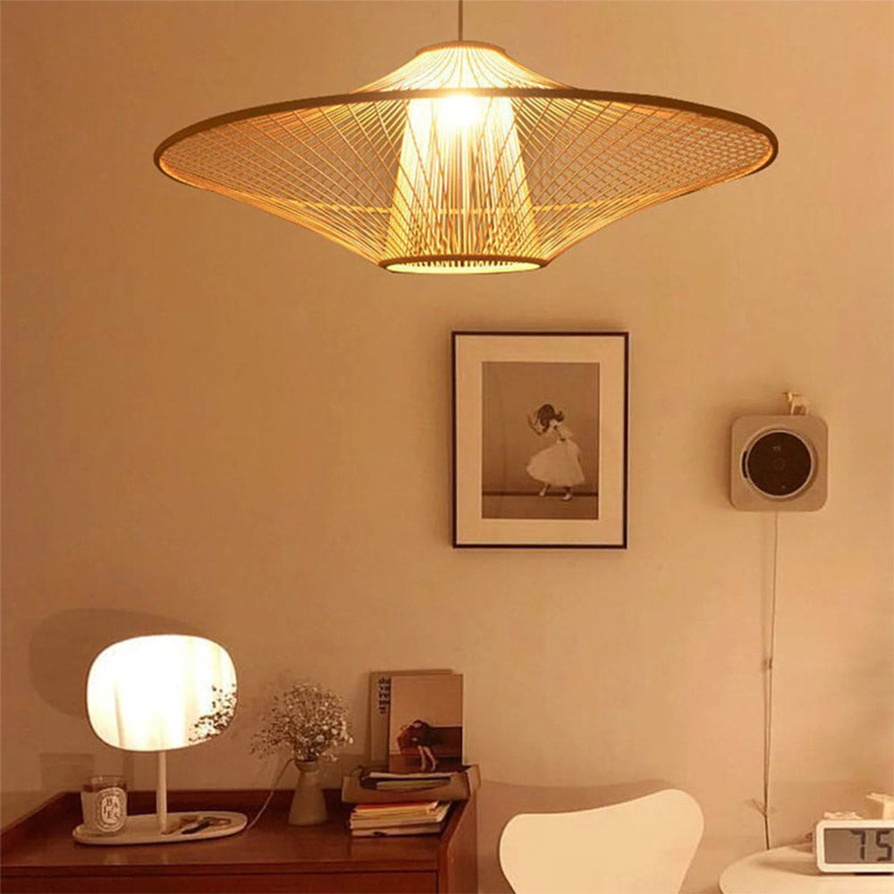 Muto Creative Handcrafted Pendant Light Bamboo Living Room