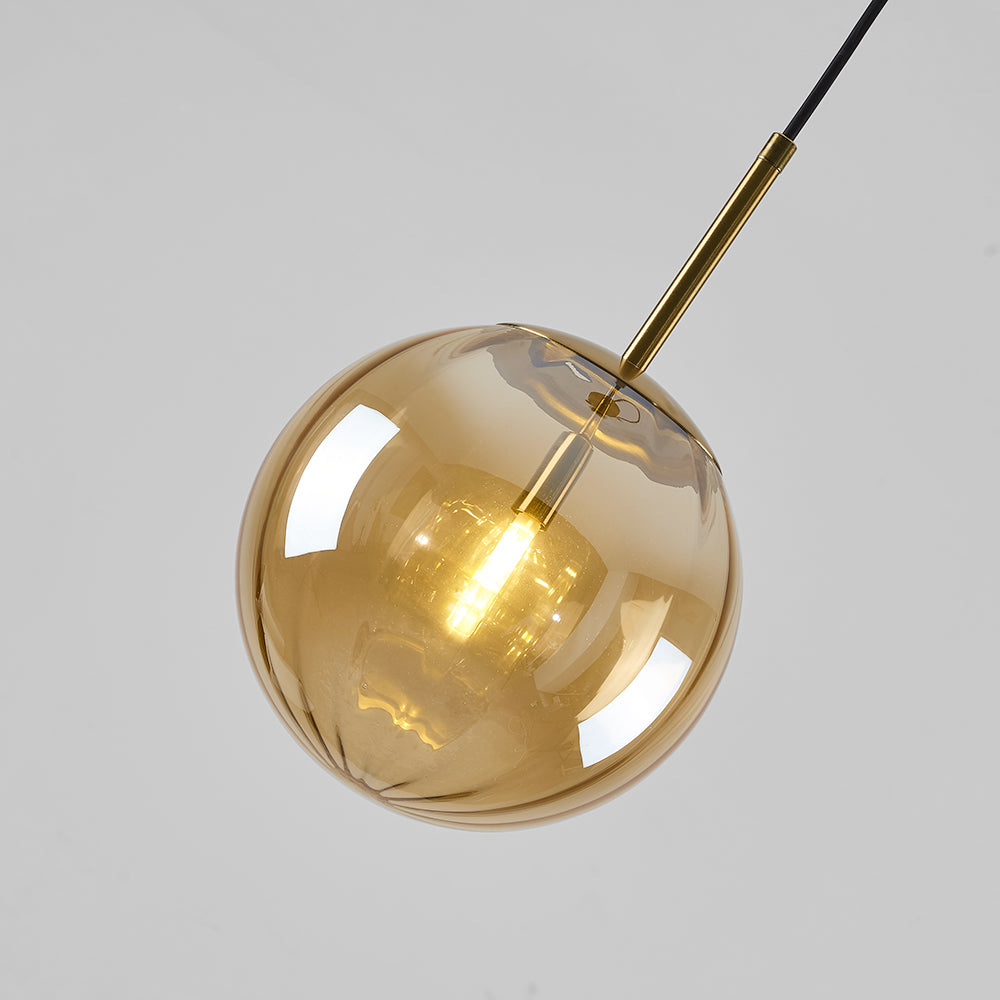 Hailie Modern Pendant Light Clear Bubble Gradient, Glass