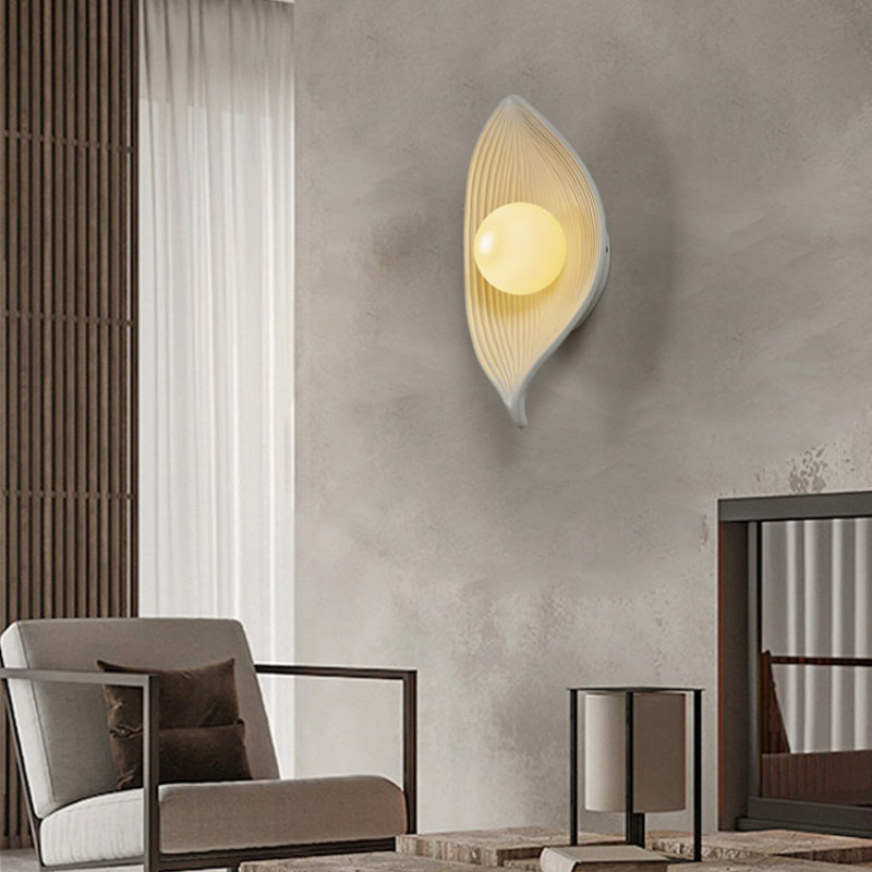 Elif Modern LED Wall Lamp Wood Acrylic Living Room