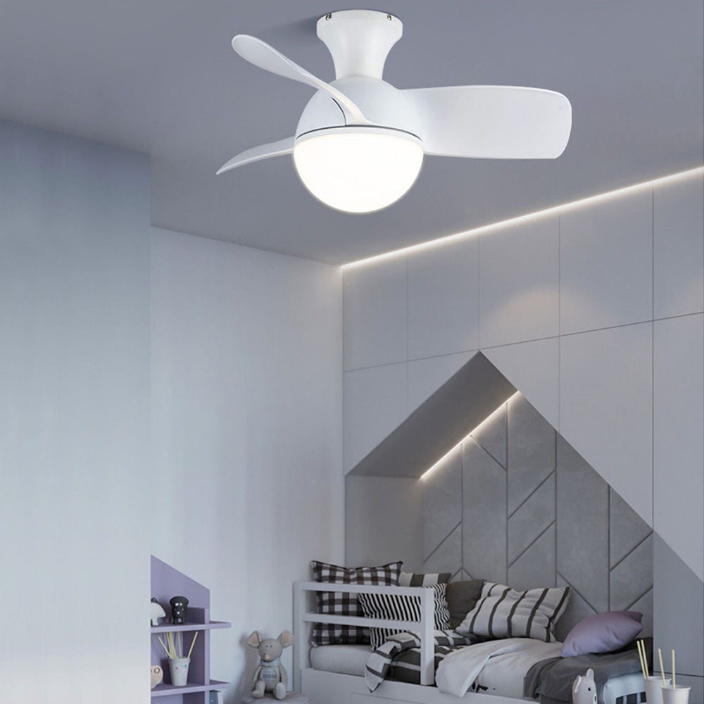 Morandi 3-Blade Basic Ceiling Fan with Light, 3 Color, 30''