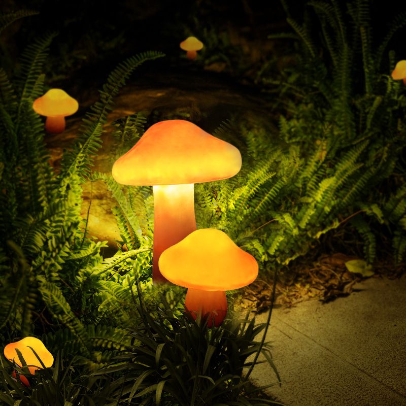 Pena Mushroom Solar Outdoor Ground Light, S/M/L