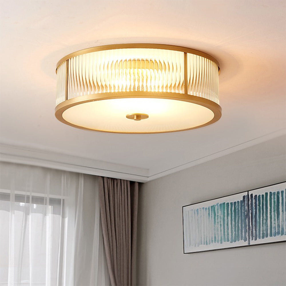 Alessio Modern Art Simple Flush Mount Ceiling Light Glass Bedroom