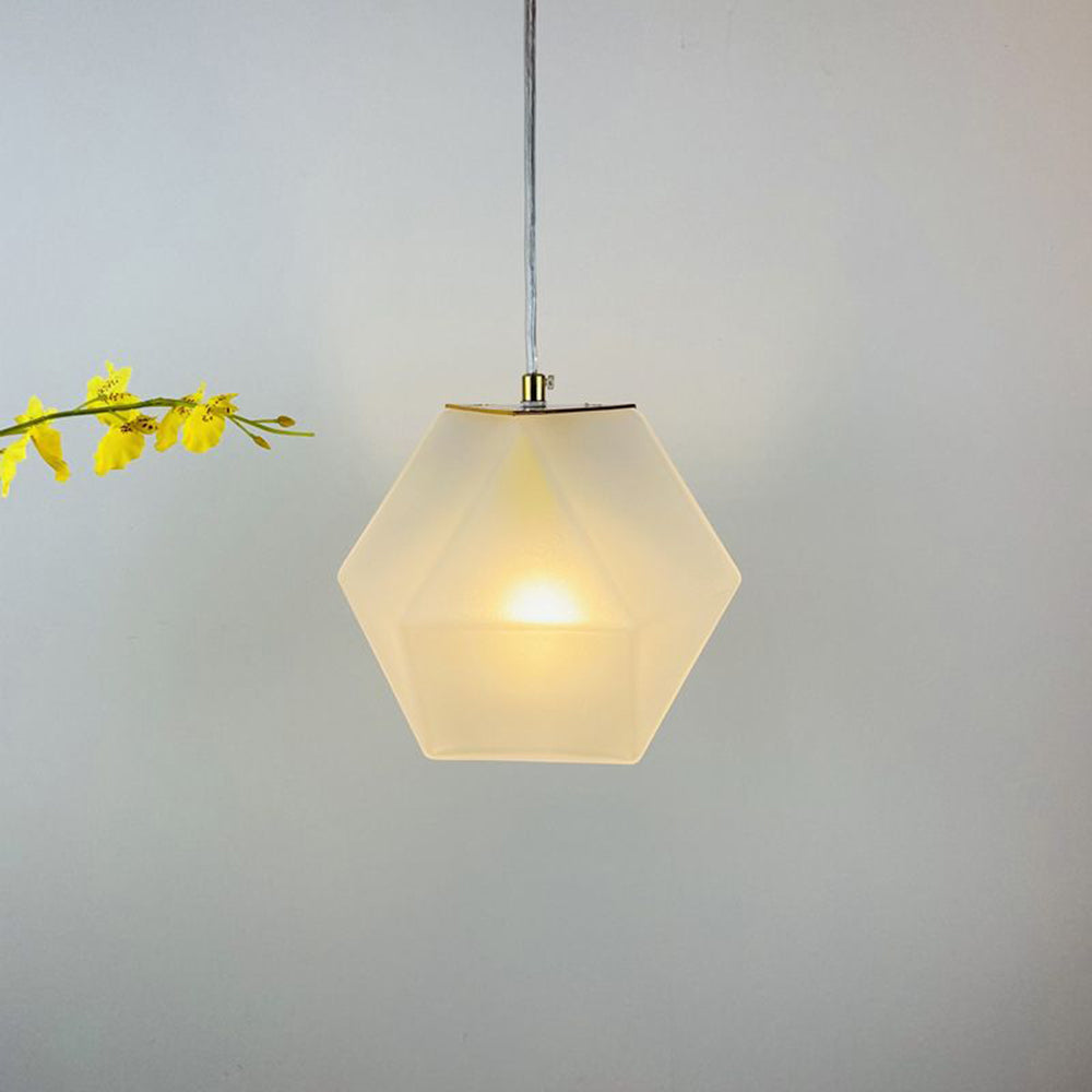 Hailie Modern Glass Multi Polygonal Pendant Light