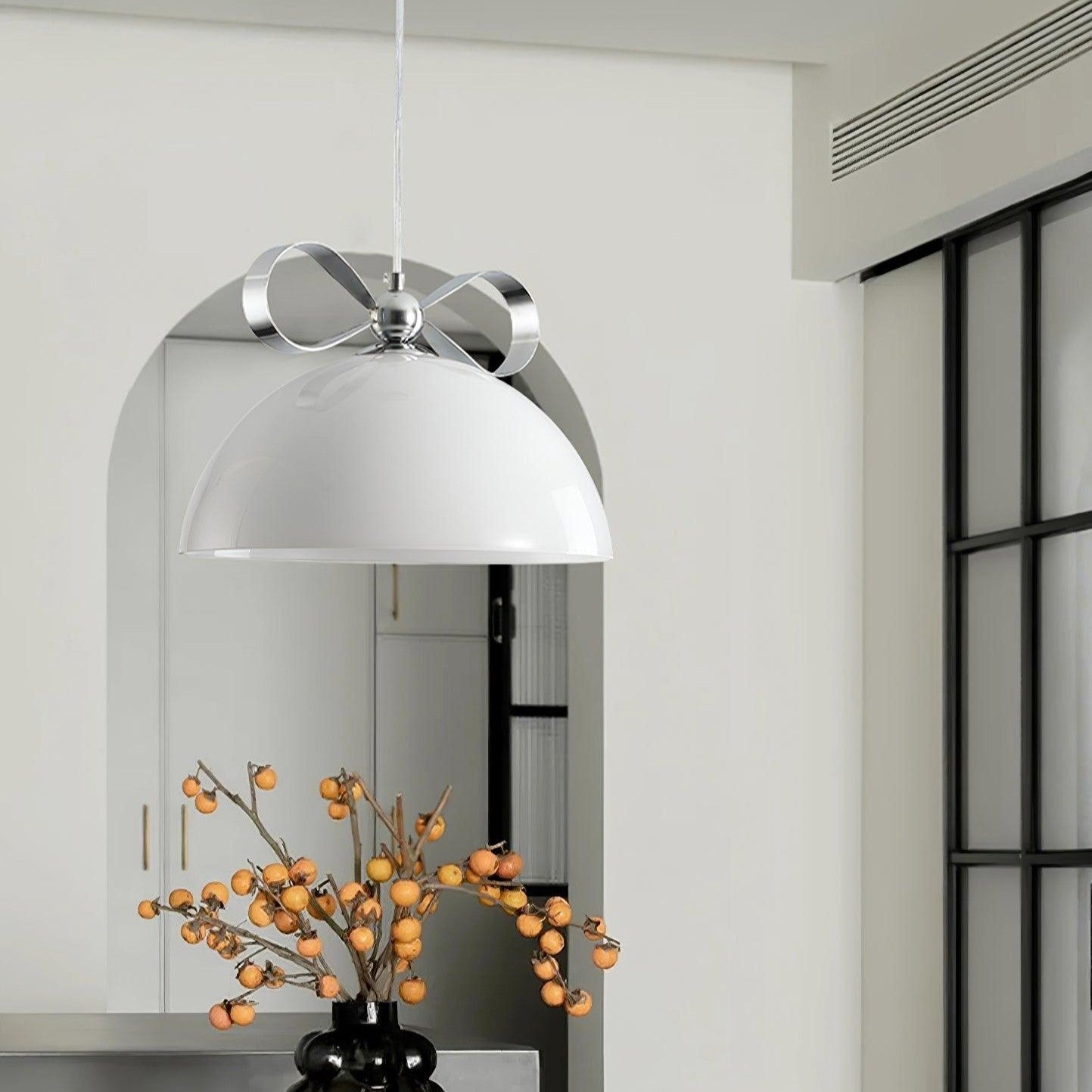 Hailie Vintage Design Metal Glass LED Pendant Light Dining Room