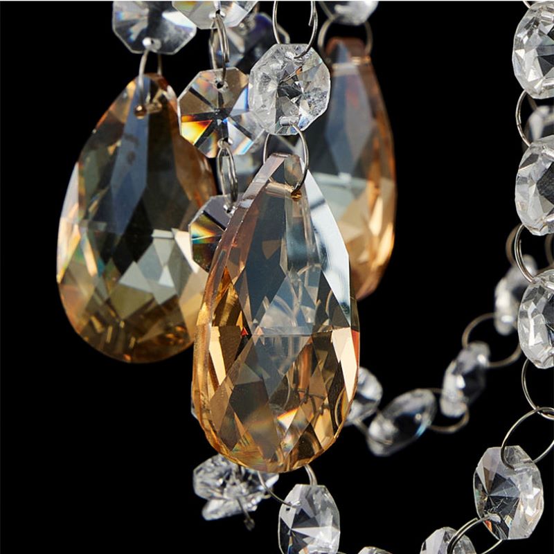 Kristy Luxury Crystal Pendant Light Metal Bedroom Dining Room