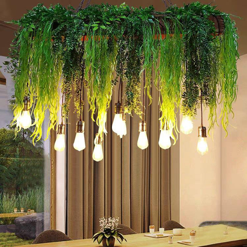 Hanging plant shop light fixture