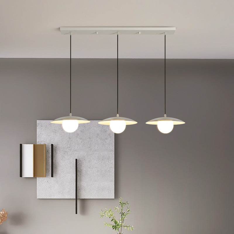 Morandi Modern LED Pendant Light Metal Dining Room Bedroom