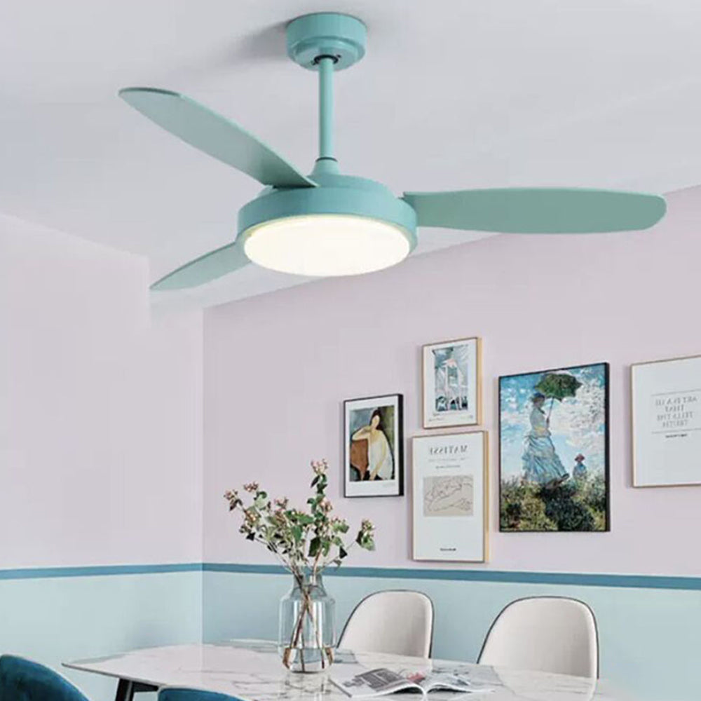 Haydn 3-Blade Ceiling Fan with Light, 3 Color, 36.2''/41.7''/52''/60''