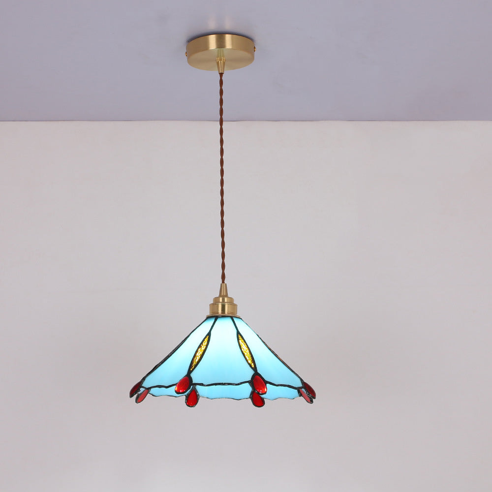 Eryn Vintage Pendant Light Metal/Glass Bedroom/Living Room/Hallway