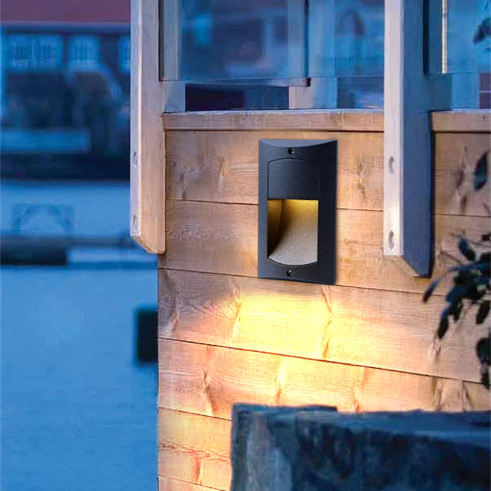 Orr Rectangular Outdoor Deck & Step Light, 6.7"x4.3"