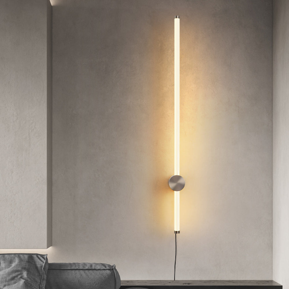 Edge Coppery & Nickel Indoor Wall Lamp, Metal/Acrylic