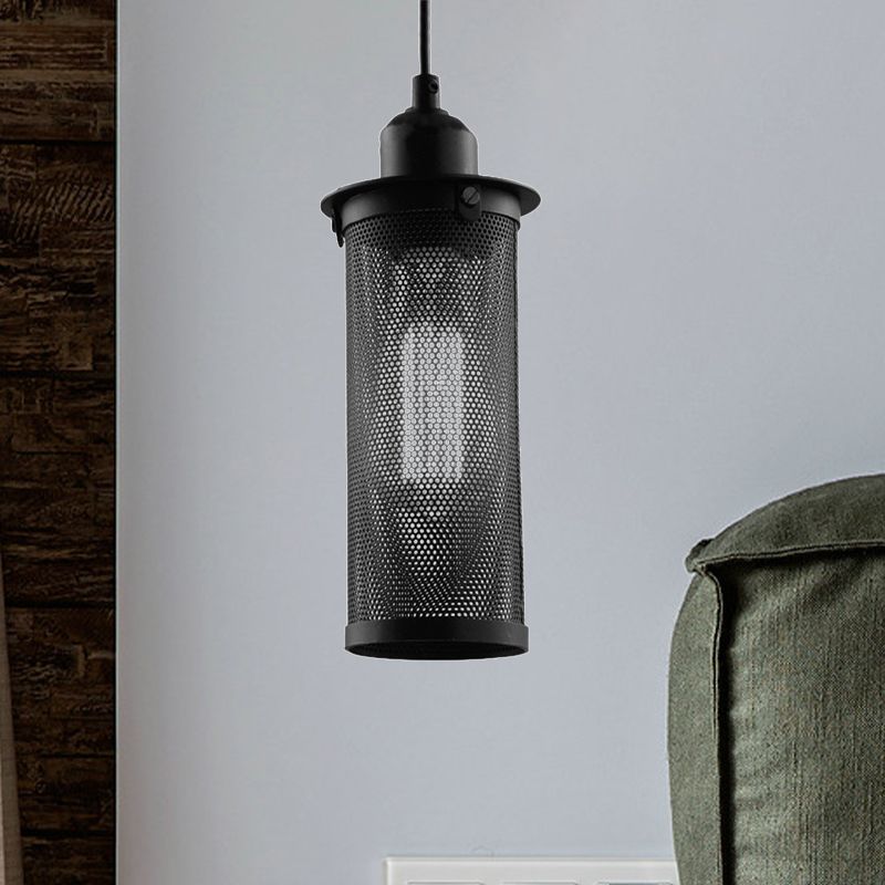 Sanna Industrial Metal Pendant Light Rust