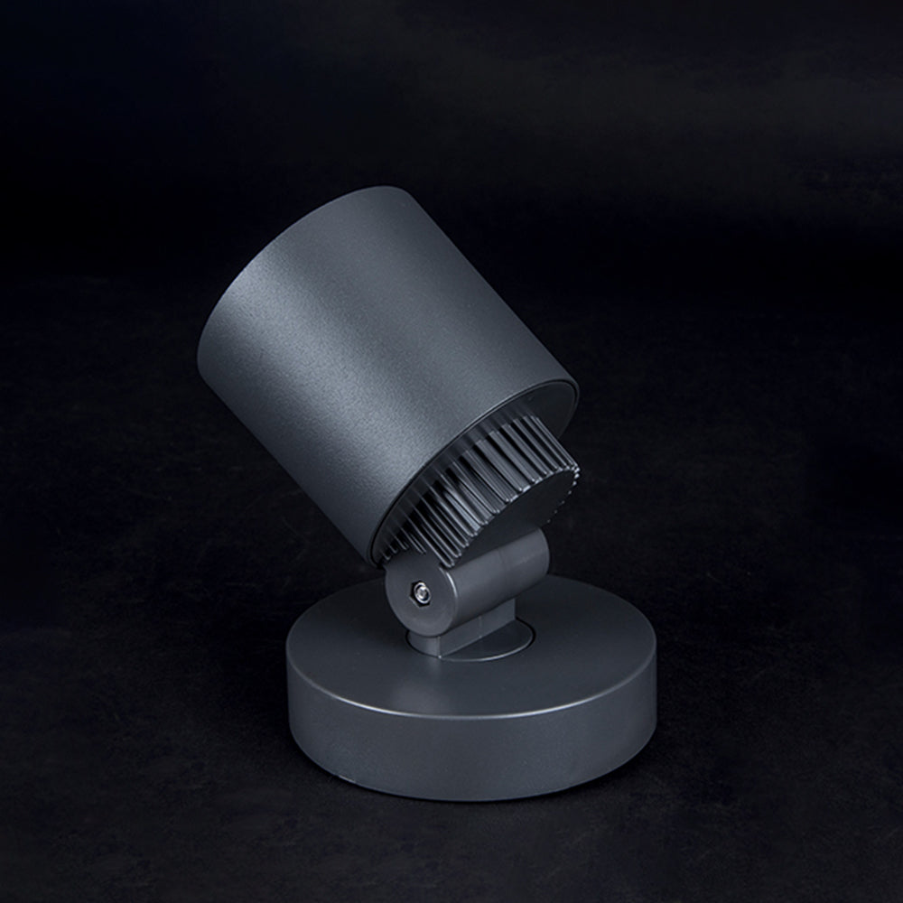 Orr Modern Camera Shape Metal/Acrylic Outdoor Waterproof Wall Lamp Spotlight, Black