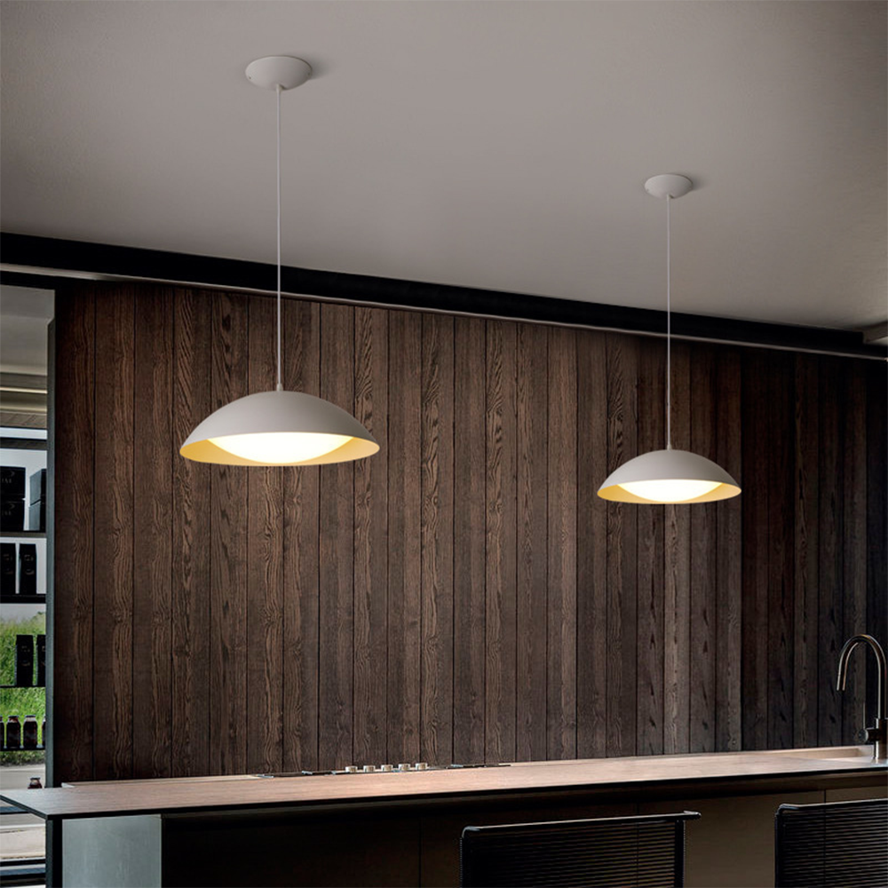 Hailie Modern Minimalist Pendant Light Metal Dining Room