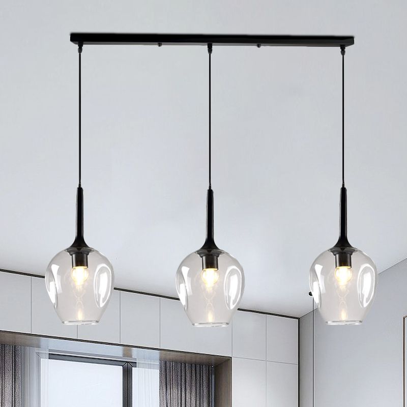 Hailie Modern Globe Glass Pendant Light