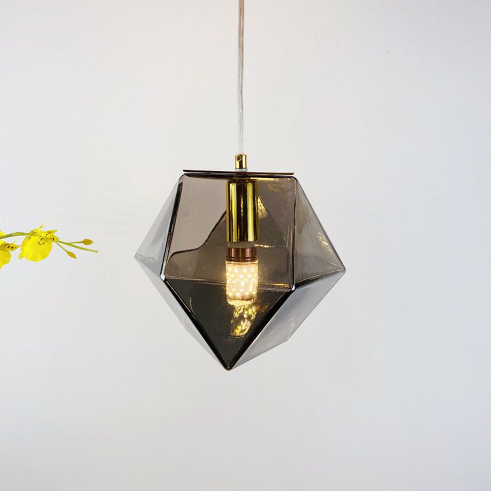 Hailie Modern Glass Multi Polygonal Pendant Light