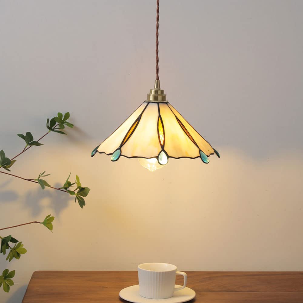 Eryn Vintage Pendant Light Metal/Glass Bedroom/Living Room/Hallway