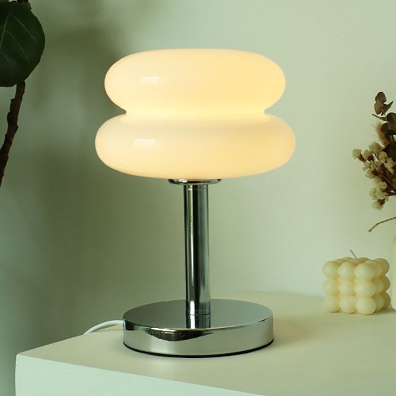 Morandi Nordic Round Metal Glass Table Lamp