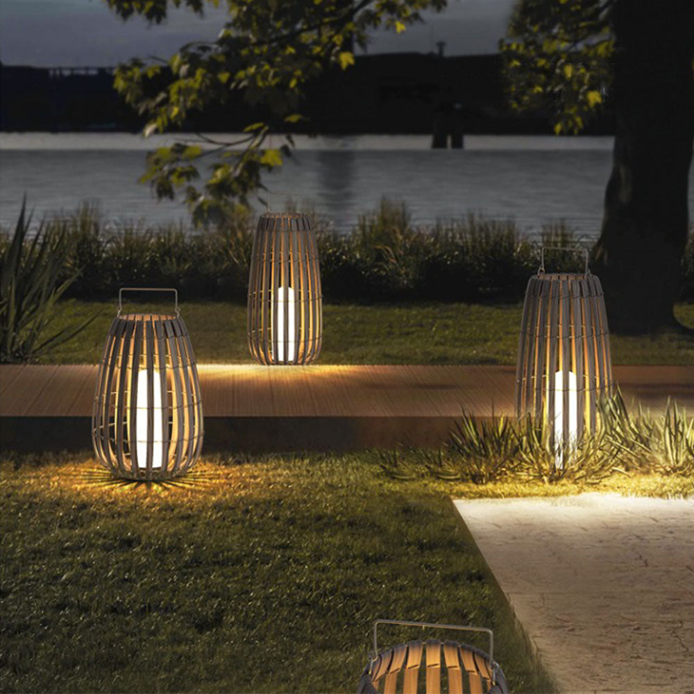 Orr Solar Powered Outdoor Floor Lamp, 2 Style, 9.8/15.7/23.6''