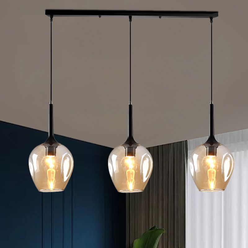 Hailie Modern Globe Glass Pendant Light